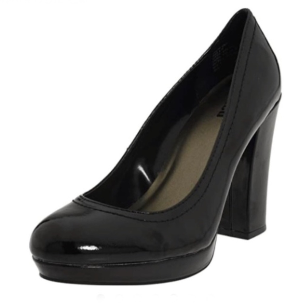 Kenneth Cole Unlisted Women's Proto Call Black Patent Platforms- Size 7.5